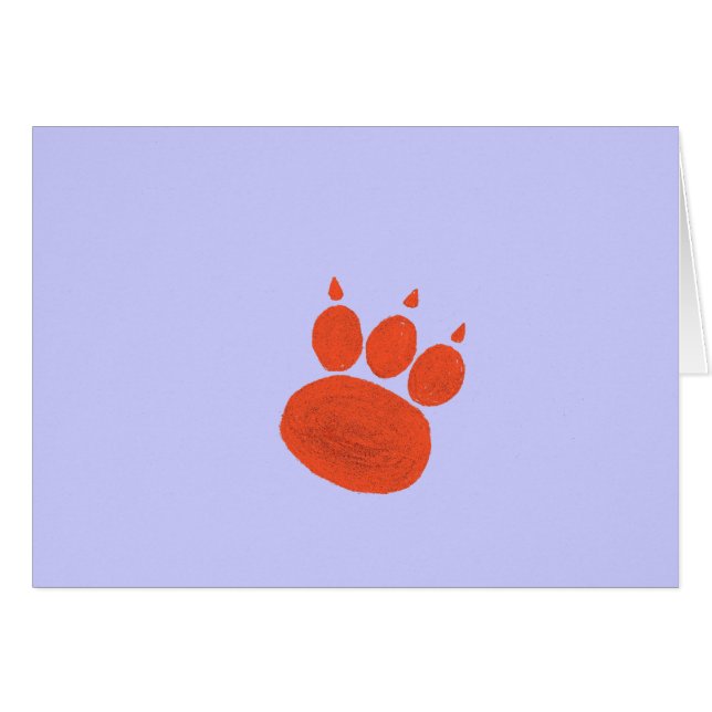 Pet Sitter & Dog Walker Paw Print (Vorderseite (Horizontal))
