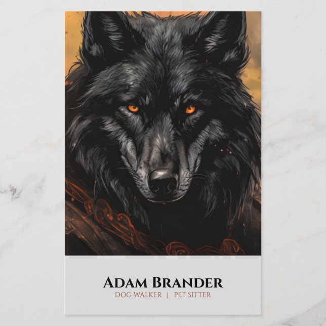 Pet Sitter Walker Flyer (Vorne)