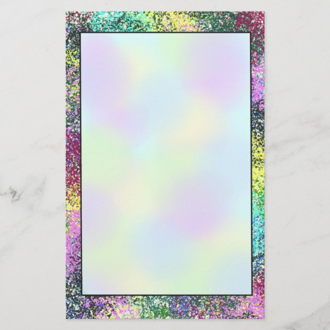 Pet Star Funny Budgie Matching Stationery Briefpapier (Vorderseite)