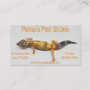 Pet Store Business Card Visitenkarte