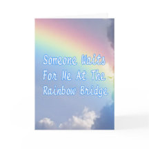 Pet Sympathy Card Rainbow Bridge Dog Cat Full Gedi
