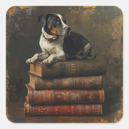 Pet Talk Magnetic Card Quadratischer Aufkleber