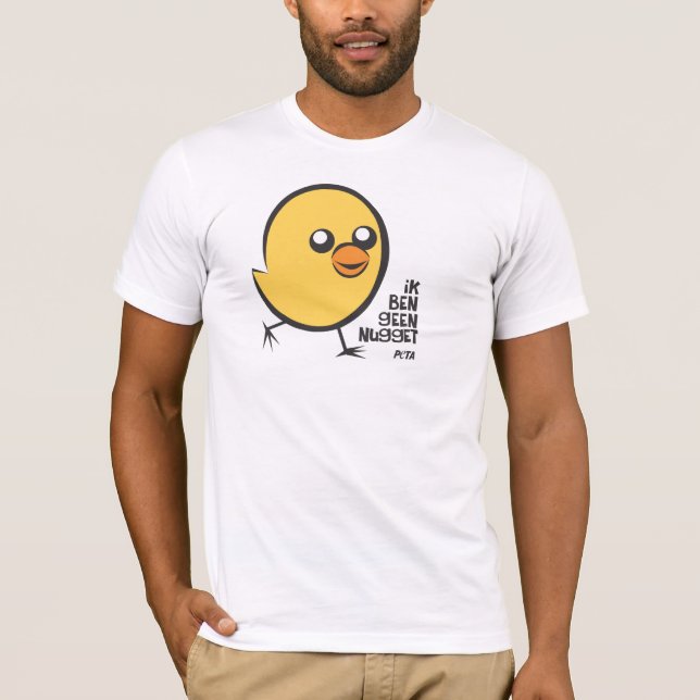 PETA Ik ben geen nugget T-Shirt (Vorderseite)