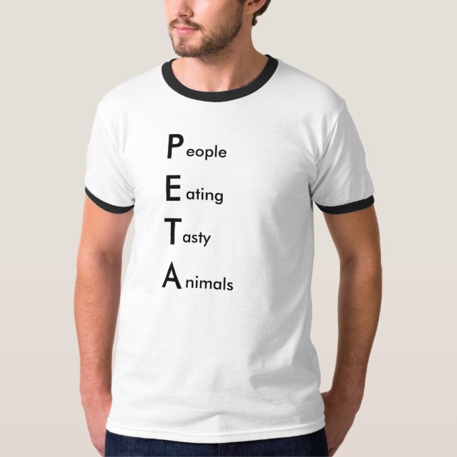 PETA T-Shirt (Vorderseite)
