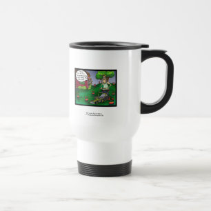 PETA & The Crabgrass Cartoon Funny Travel Mug Reisebecher