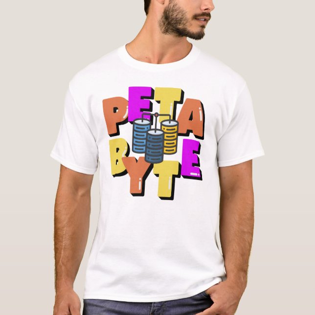 Petabyte-Dateneinheit T-Shirt (Vorderseite)