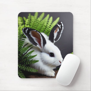 Petal der Schwarz-Weiß-Hase, Mousepad