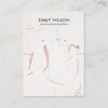 PETAL HANDMADE PAPIER NECKLACE EARRING DISPLAY