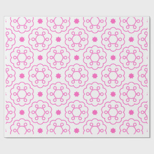 "Petal Harmony" Elegantes Blumenmuster-Geschenkpap Geschenkpapier