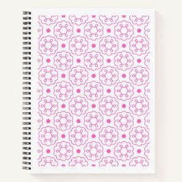 "Petal Harmony" Geometrische Blumenschreibwaren Notizbuch