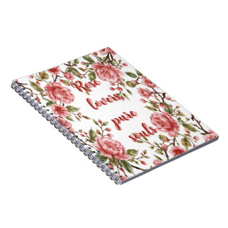 Petal Pages – Elegantes Blumennotizbuch Notizblock