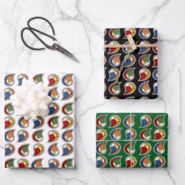 Petal Paisley Rhythmus Geschenkpapier Set