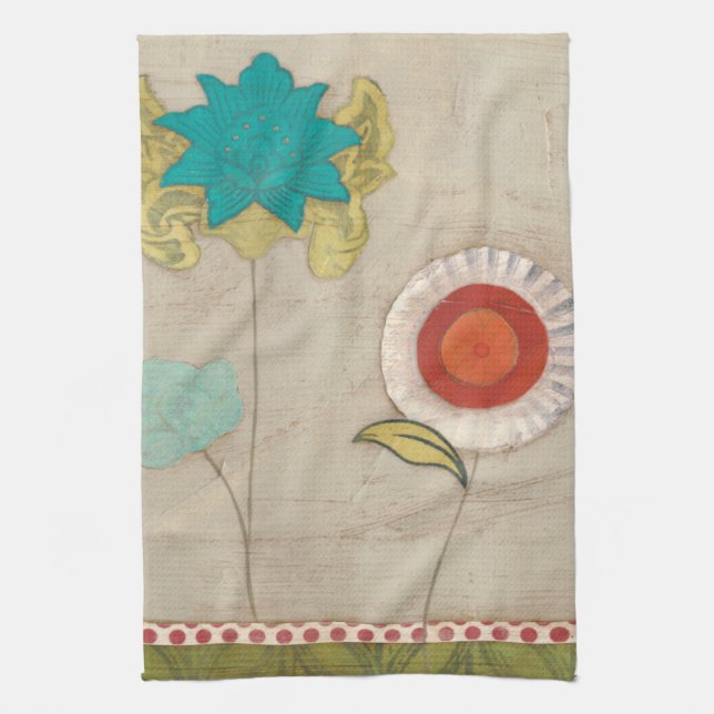 Petal Patterns I Handtuch (Vertikal)