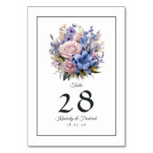 Petal Pink, Cornflower Blue & Mauve Lila Hochzeit