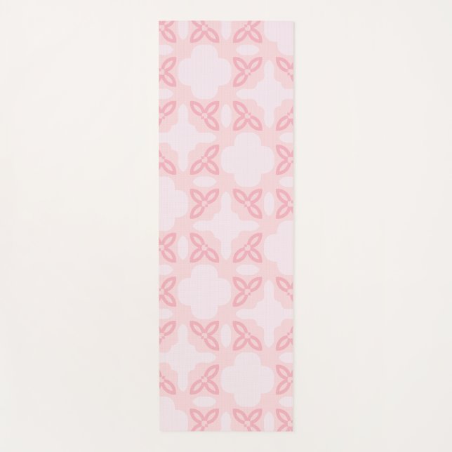 Petal Pink Elegance Yogamatte (Vorderseite)