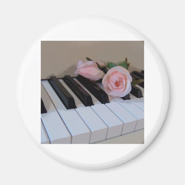 Petal Pink Keys Magnet (Vorne)