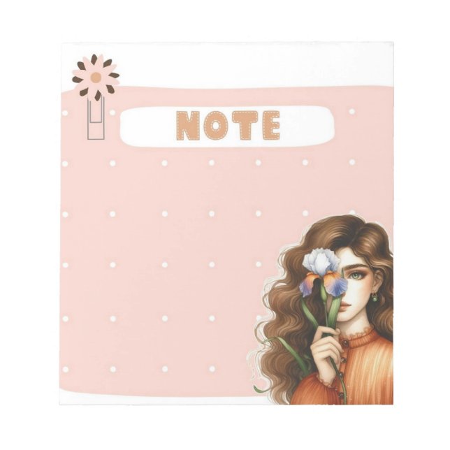 Petal & Polka: Sammlung von Whimsical Muse Notes Notizblock (Vorderseite)