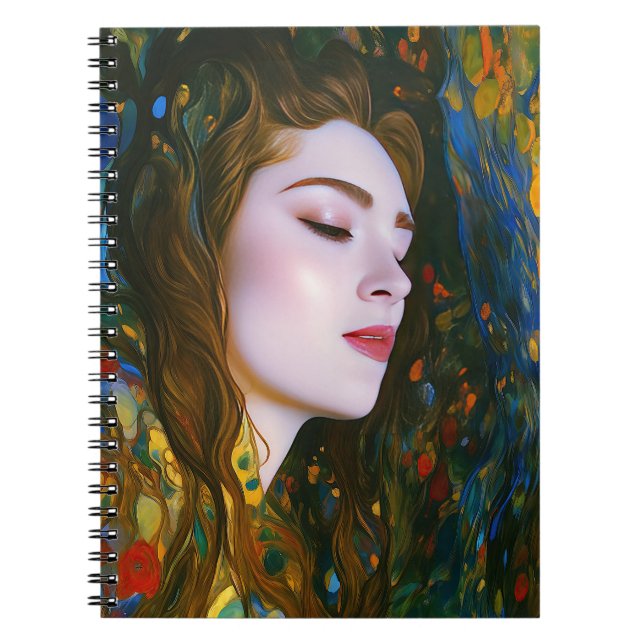 "Petal Serenity" - Frauen im Wasser Notizblock (Vorderseite)