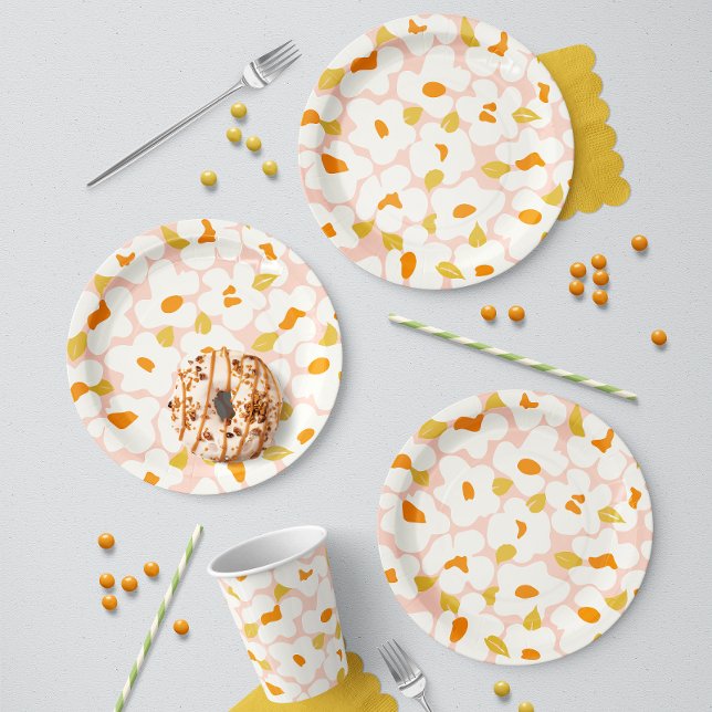 Petal Whimsy Pappteller (Von Creator hochgeladen)