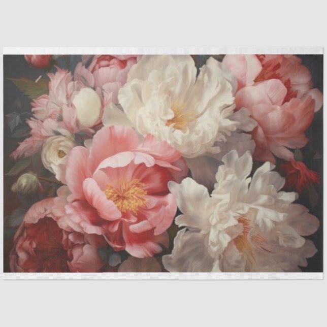 Petalen und Blooms Seidenpapier (Vorderseite)