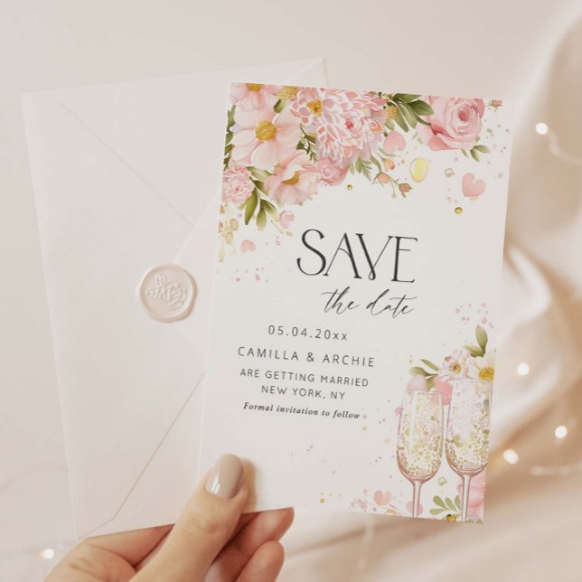 Petalen und Prosecco Save the Date (Von Creator hochgeladen)