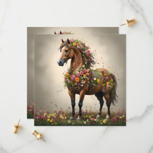 Petals and Hooves: Brawn Horse Fantasy Garden, Save The Date