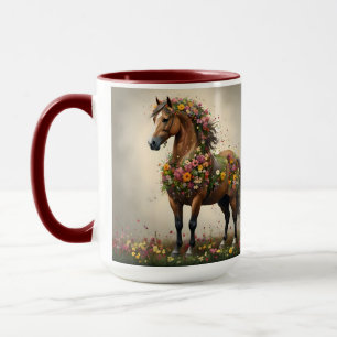 Petals and Hooves: Brawn Horse Fantasy Garden, Tasse