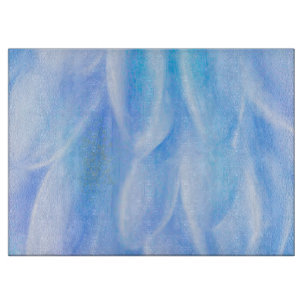 Petals Decorative Glass Cutting Board 15"x11" Schneidebrett