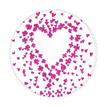 Petals Heart Untersetzer Set