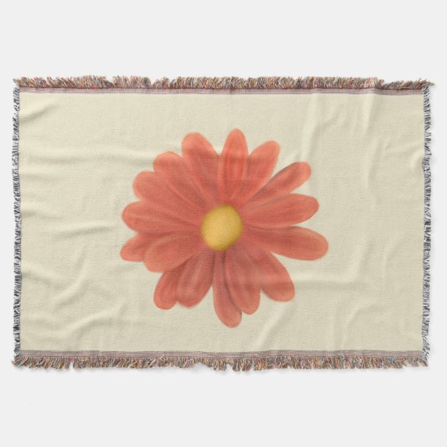 Petals in Motion – Vibrant Flower Graphic Decke (Vorderseite)