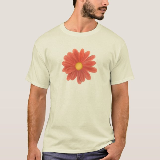 Petals in Motion – Vibrant Flower Graphic T-Shirt (Vorderseite)