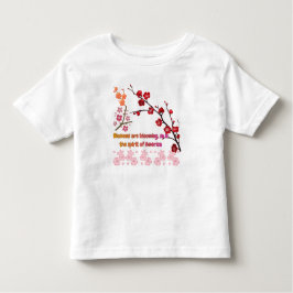 Petals in Pink Harmony Kleinkind T-shirt
