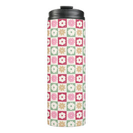 Petals In Silence 04. Florales Muster. Thermosbecher