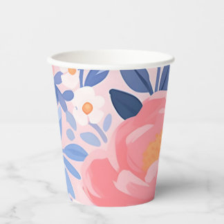 Petals & Picnic Collection Papiertasse Pappbecher