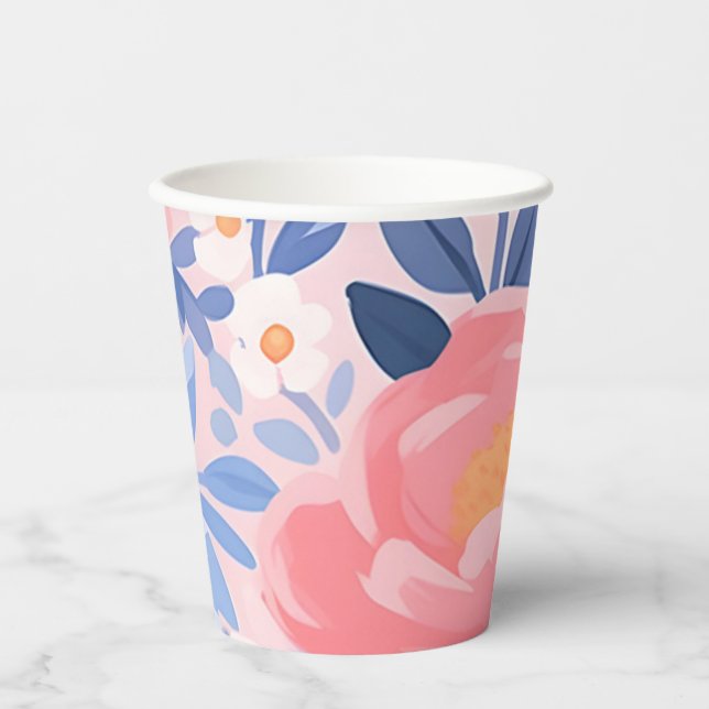 Petals & Picnic Collection Papiertasse Pappbecher (Vorderseite)