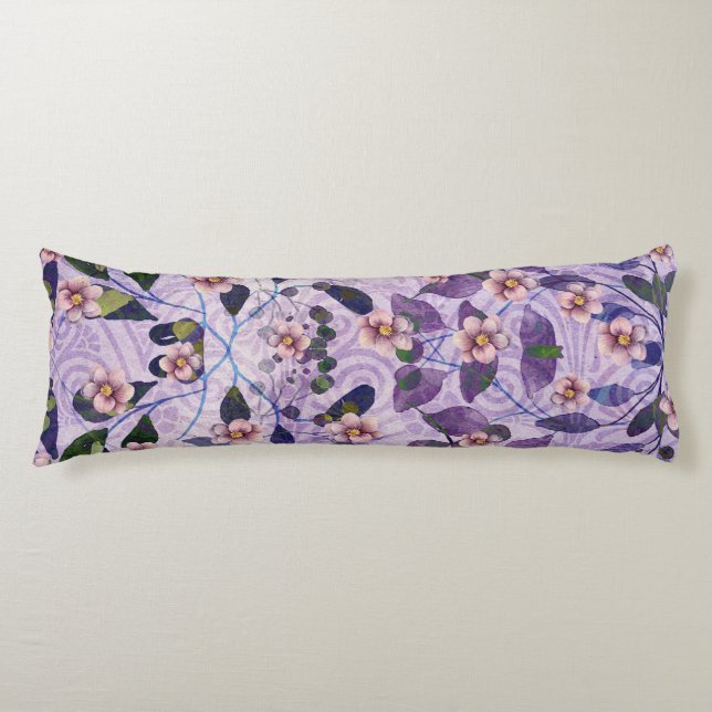 Petals & Poetry - Natur Inspiriert Blumenmuseum - Seitenschläferkissen (Vorderseite)