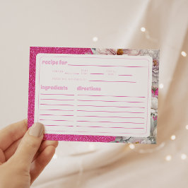 Petals Prosecco Blumenstrauch Brautparty Rezept Mitteilungskarte