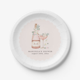Petals & Prosecco Brautparty Bachelorette Pappteller