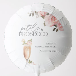 Petals & Prosecco Brautparty Ballon