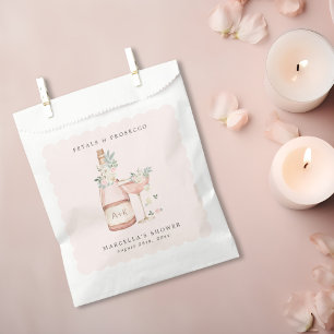 Petals & Prosecco Brautparty Junggesellinnenabschi Geschenktütchen