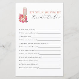 Petals & Prosecco Brautparty kennt die Braut