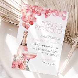 Petals & Prosecco Bridal Dusche Einladung