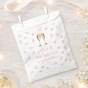 Petals & Prosecco Champagner Brautparty Geschenktütchen