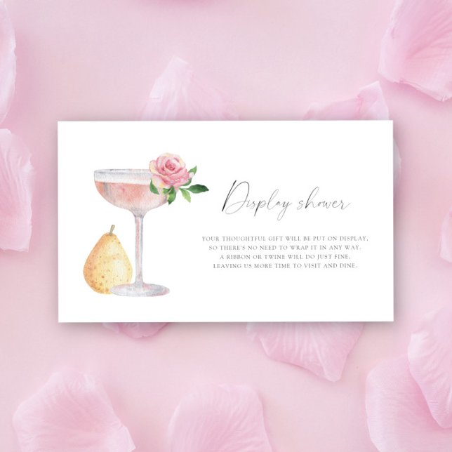 Petals & Prosecco - Dusche anzeigen Begleitkarte (Von Creator hochgeladen)