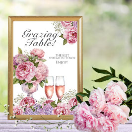 Petals & Prosecco "Grazing Table" Unterschrift Einladung