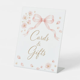 Petals & Prosecco Karten & Geschenke Schild