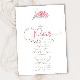 Petals Prosecco Rose Cocktail Boho Brautparty Einladung