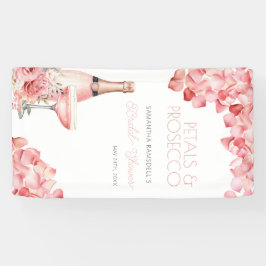Petals & Prosecco Rose Rosa Bubbly Banner