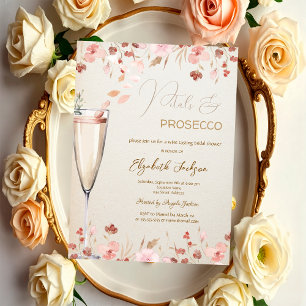 Petals & Prosecco Wildblumen Einladung