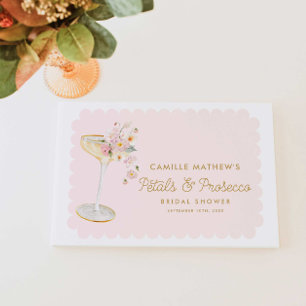 Petals und Prosecco Brautparty Gästebuch